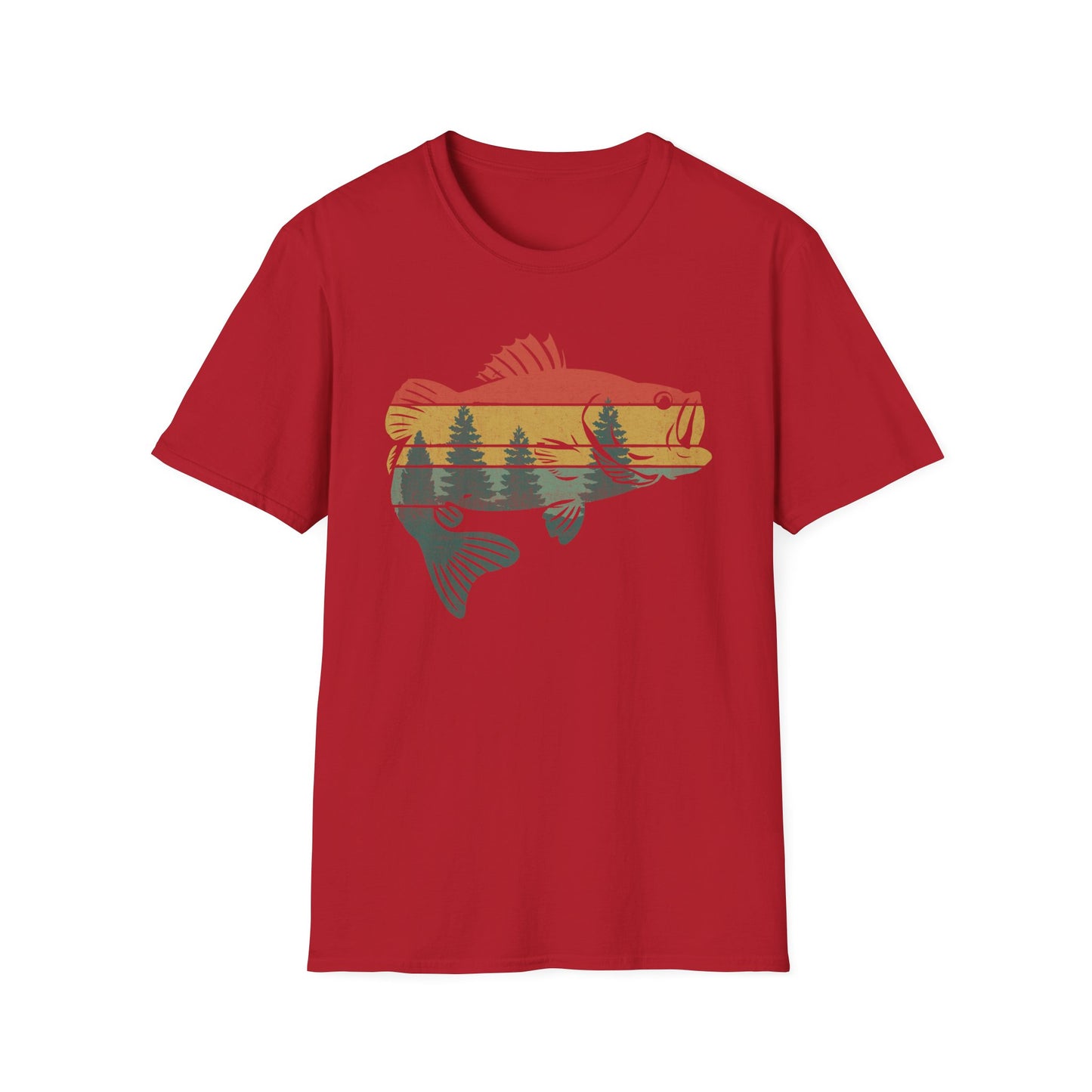 Fly Fishing Outdoor Forest Nature Fisherman Wildlife V4 T-Shirt