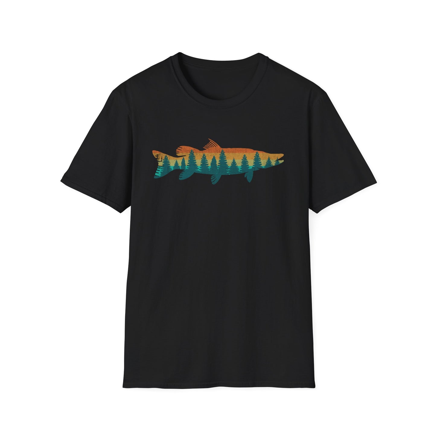 Fly Fishing Outdoor Forest Nature Fisherman Wildlife V3 T-Shirt