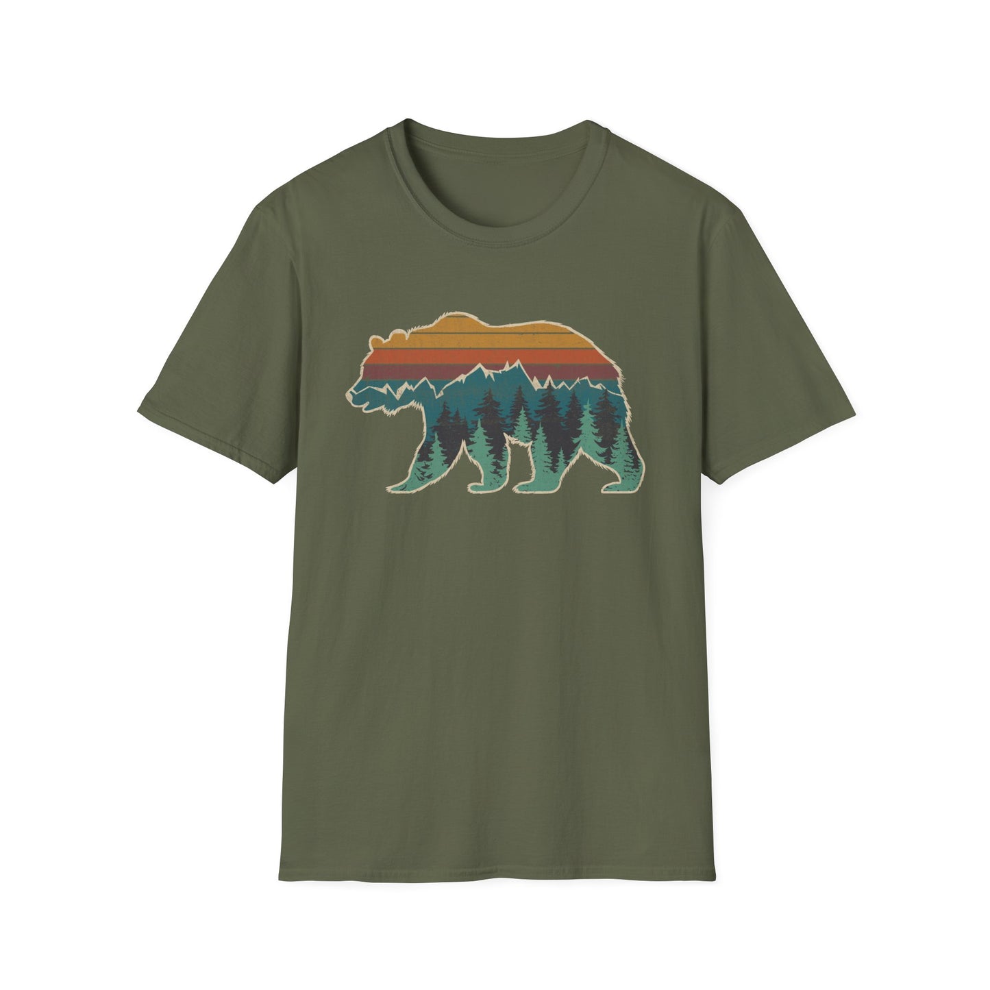 Bear Mountain Retro Vintage V1 T-Shirt