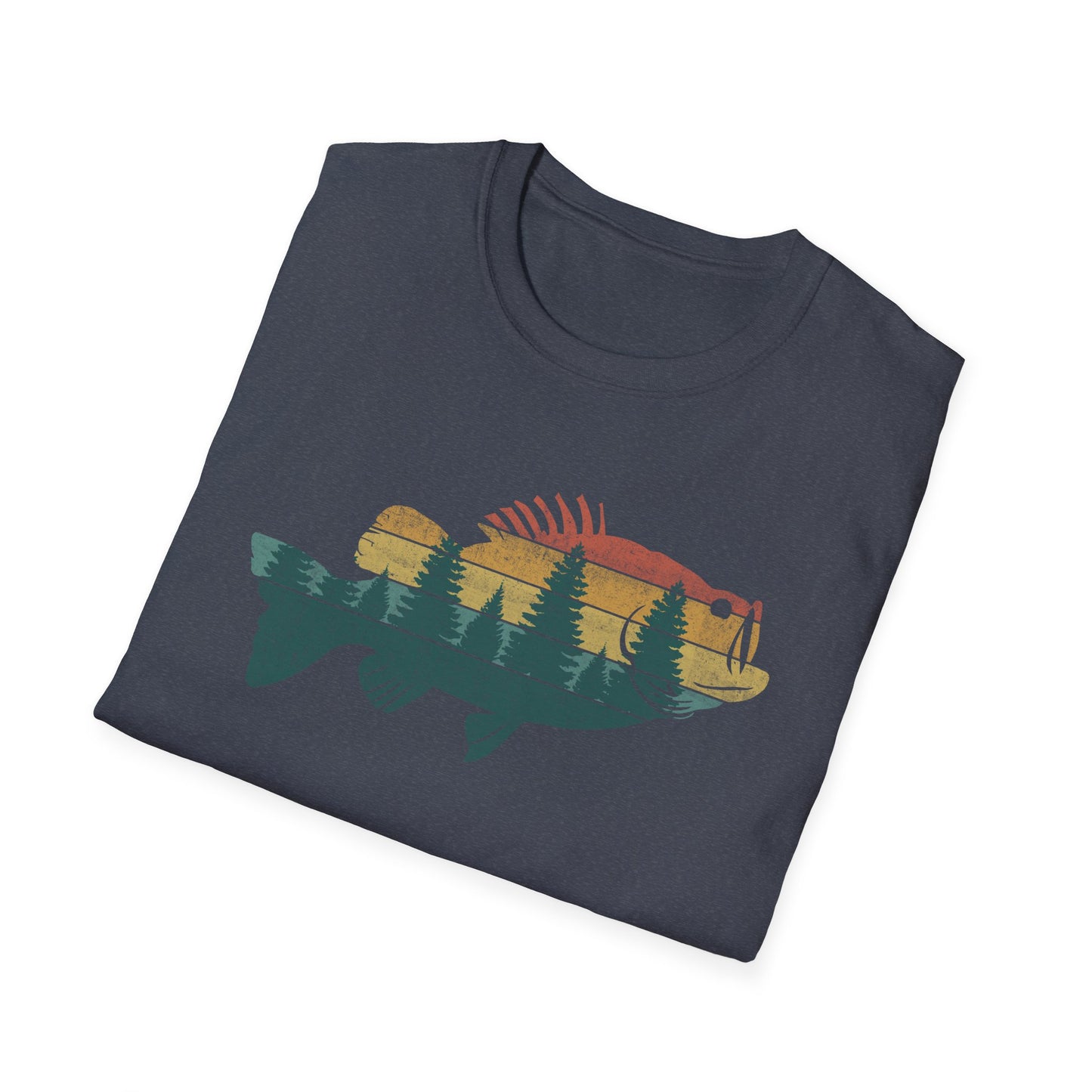 Fly Fishing Outdoor Forest Nature Fisherman Wildlife V2 T-Shirt