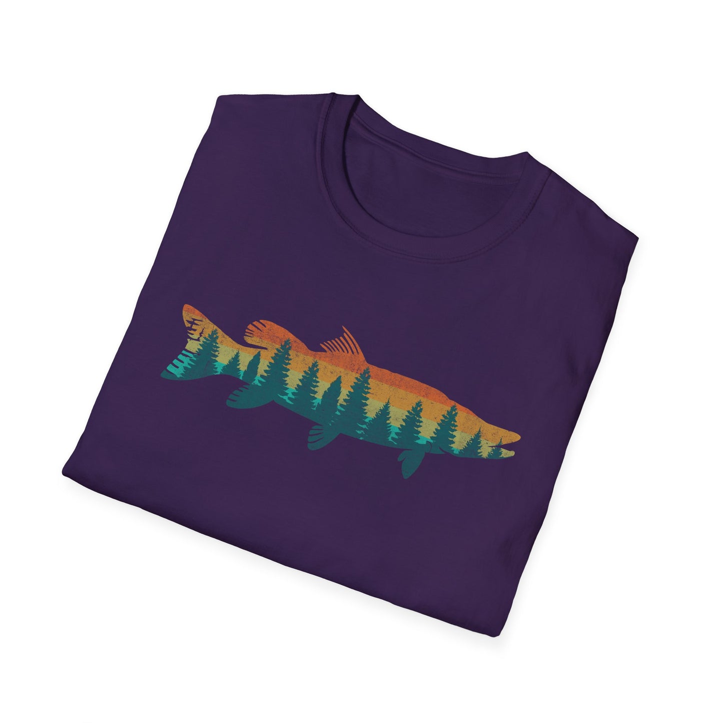 Fly Fishing Outdoor Forest Nature Fisherman Wildlife V3 T-Shirt