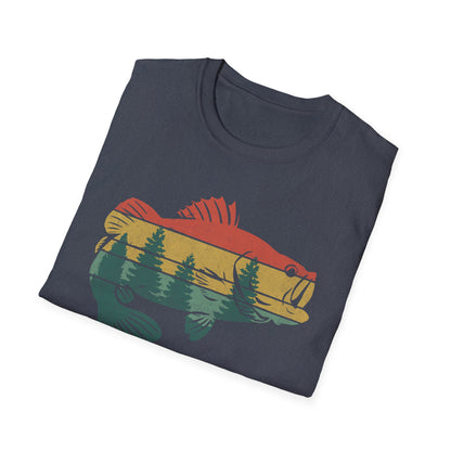 Fly Fishing Outdoor Forest Nature Fisherman Wildlife V4 T-Shirt