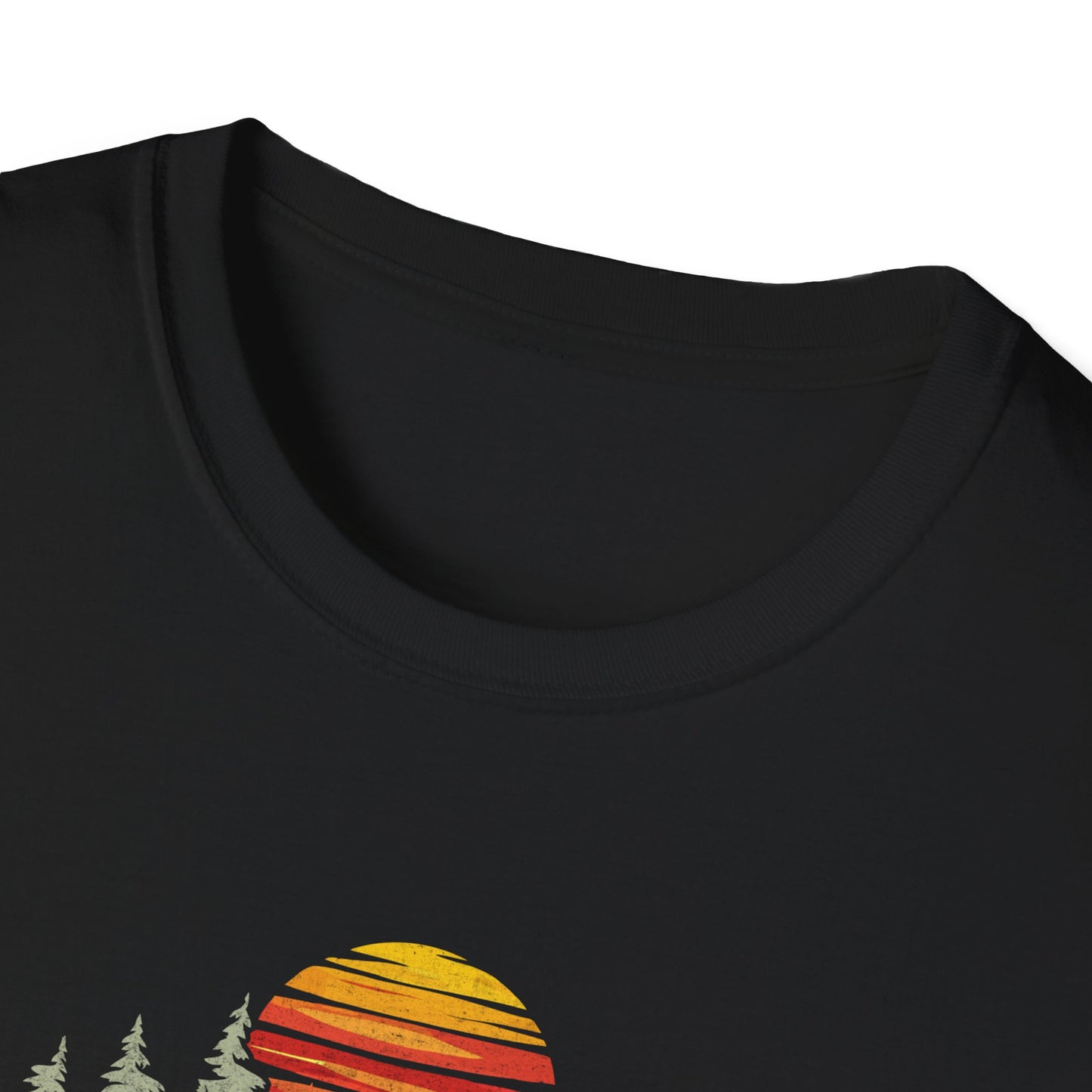Retro Vintage Sunset Outdoor Forest V2 T-Shirt