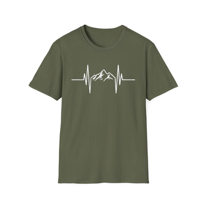 Mountains Hiking  Heartbeat Hiker Adventures V2 T-Shirt