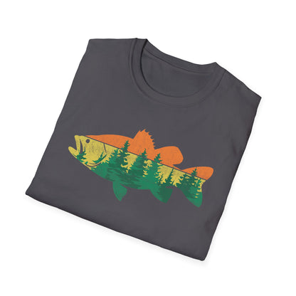 Fly Fishing Outdoor Forest Nature Fisherman Wildlife V1 T-Shirt