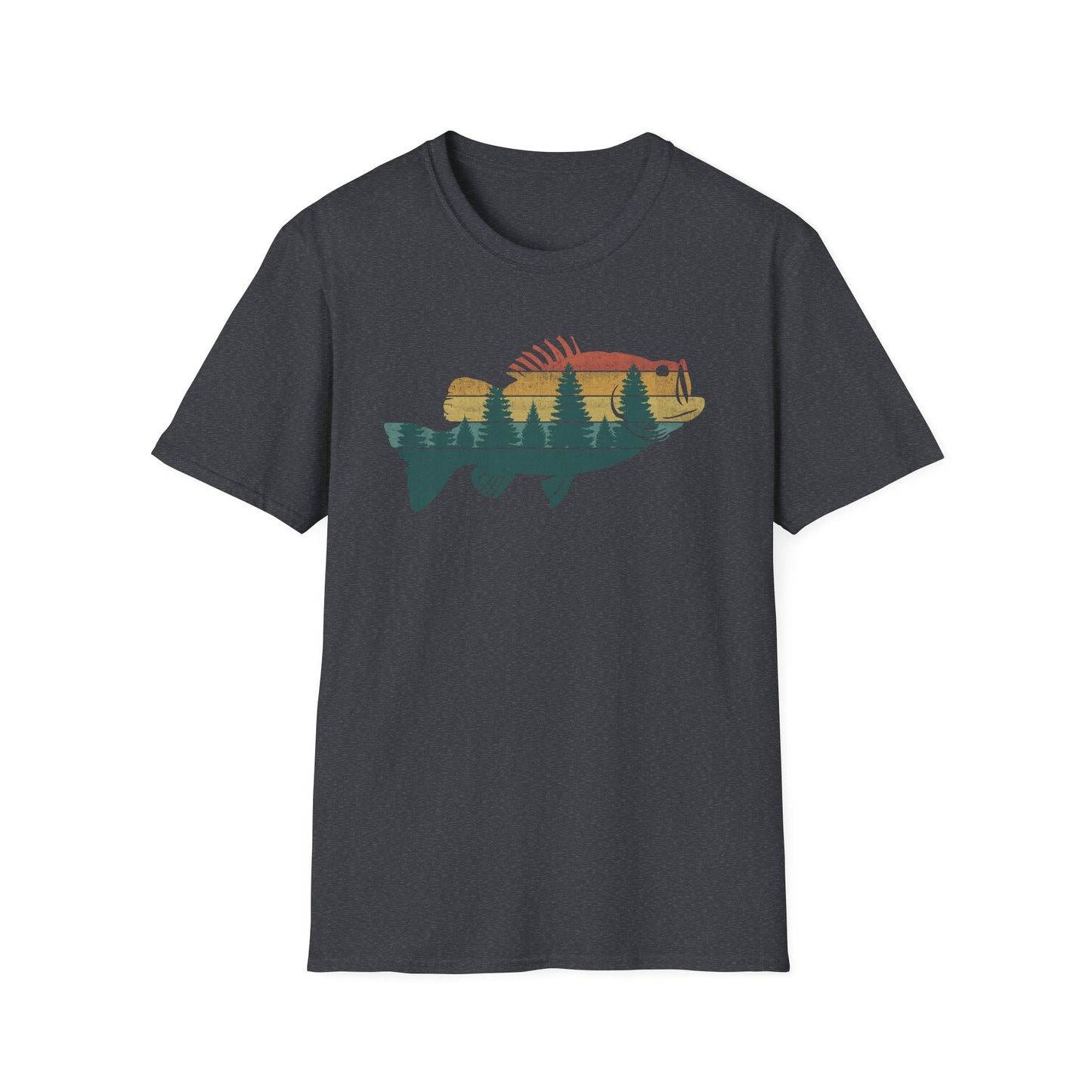 Fly Fishing Outdoor Forest Nature Fisherman Wildlife V2 T-Shirt