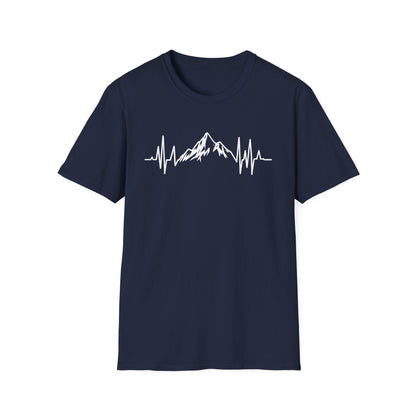 Mountains Hiking  Heartbeat Hiker Adventures V1 T-Shirt