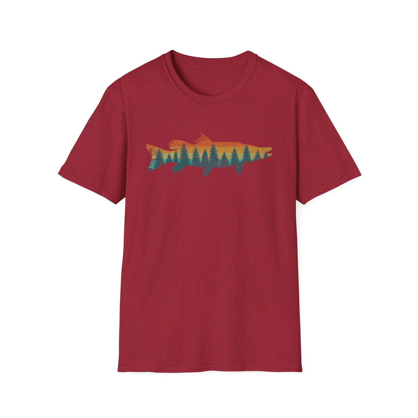 Fly Fishing Outdoor Forest Nature Fisherman Wildlife V3 T-Shirt
