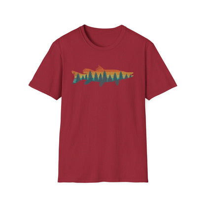 Fly Fishing Outdoor Forest Nature Fisherman Wildlife V3 T-Shirt