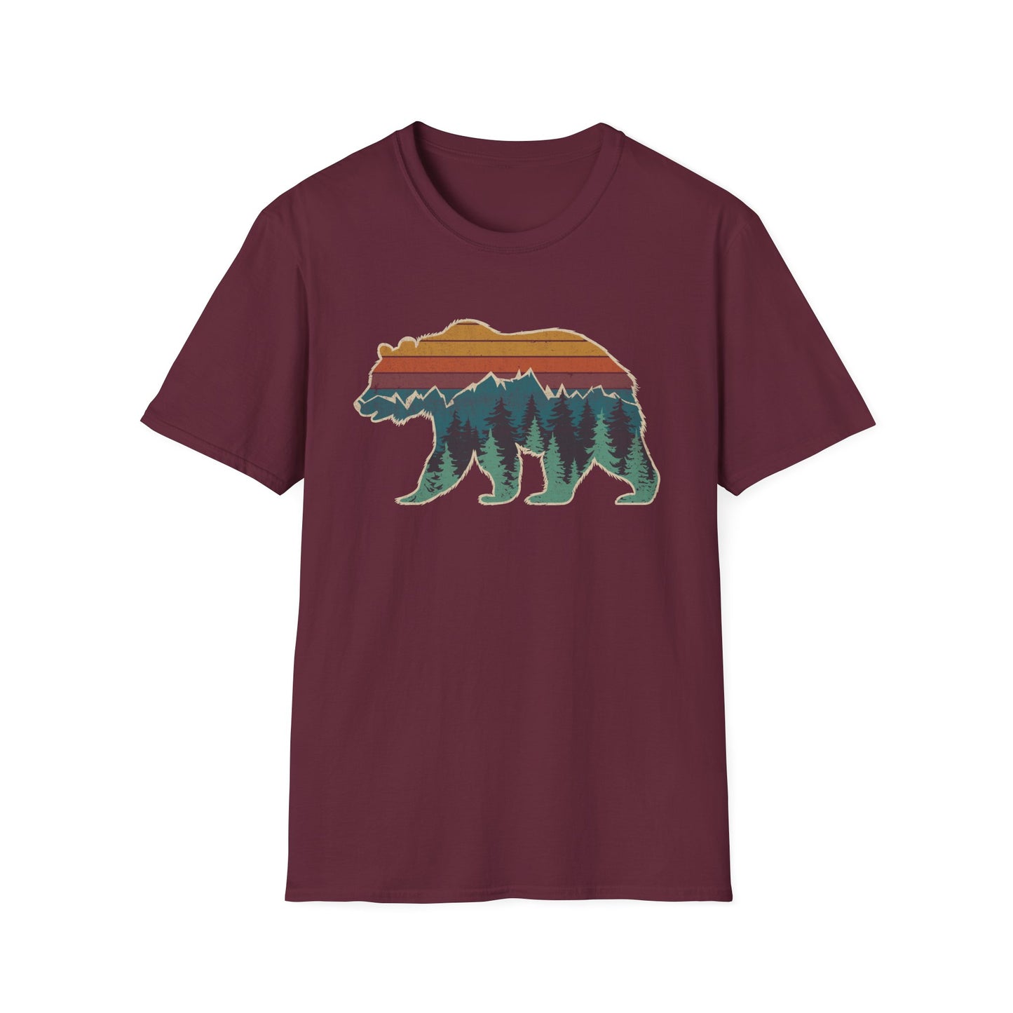 Bear Mountain Retro Vintage V1 T-Shirt