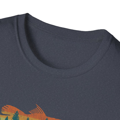 Fly Fishing Outdoor Forest Nature Fisherman Wildlife V3 T-Shirt