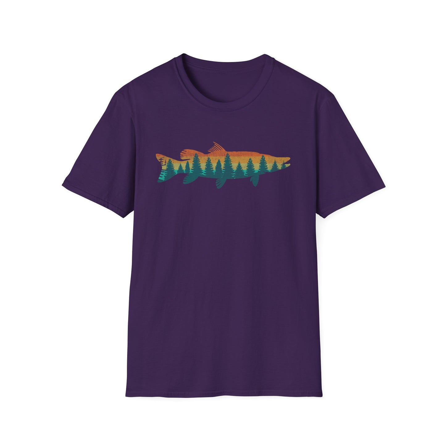 Fly Fishing Outdoor Forest Nature Fisherman Wildlife V3 T-Shirt