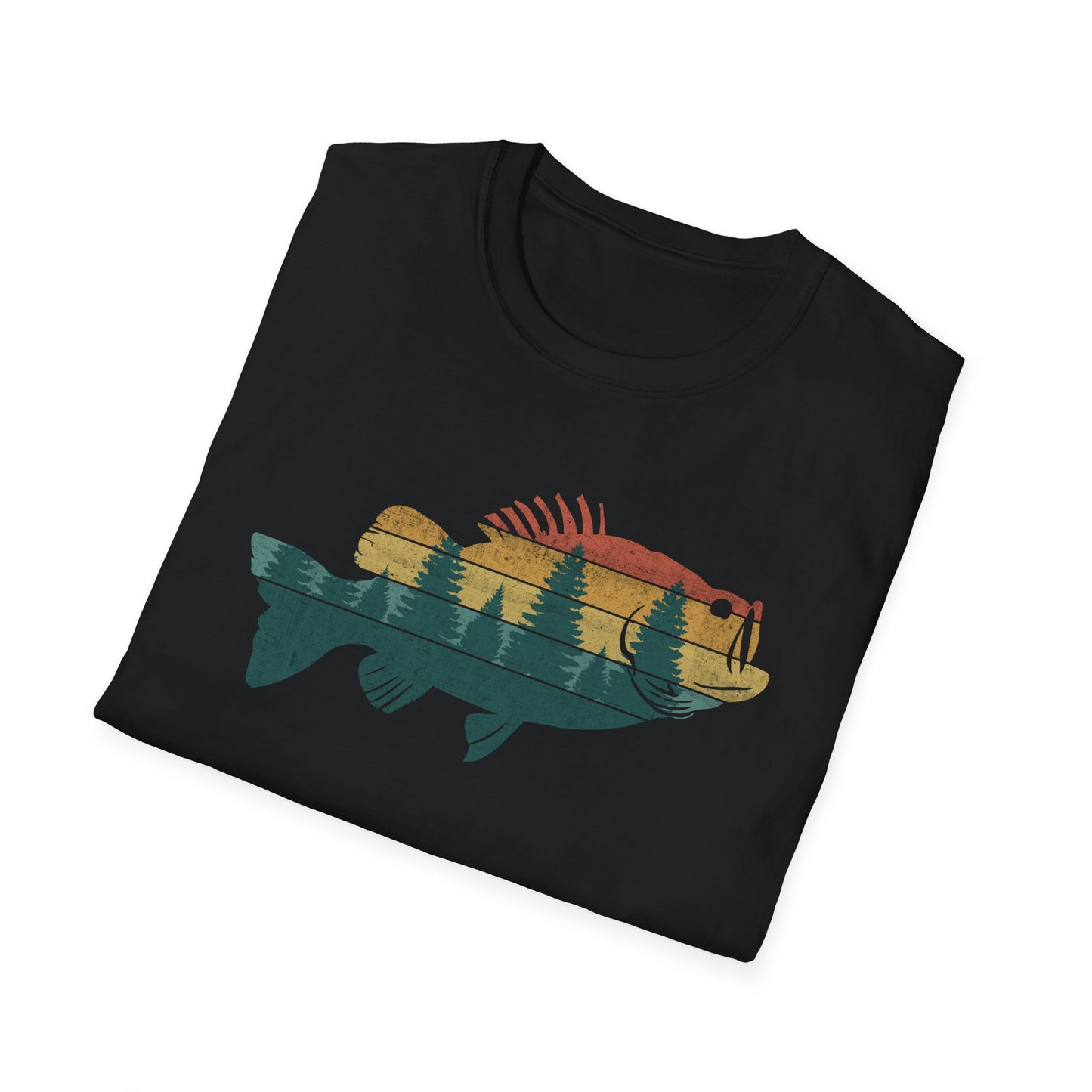 Fly Fishing Outdoor Forest Nature Fisherman Wildlife V2 T-Shirt
