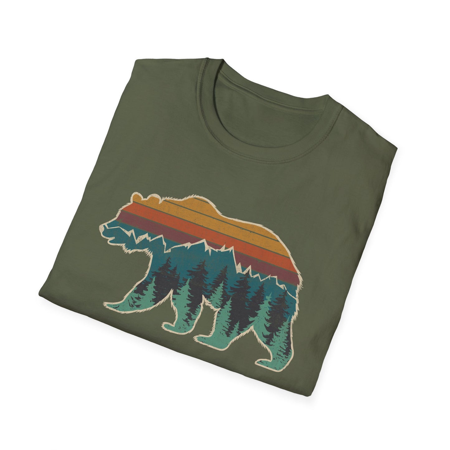 Bear Mountain Retro Vintage V1 T-Shirt