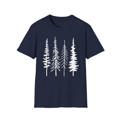 Trees Hiking Hiker Adventures T-Shirt
