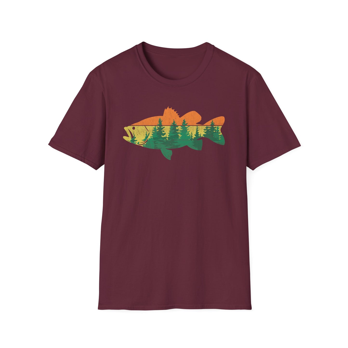 Fly Fishing Outdoor Forest Nature Fisherman Wildlife V1 T-Shirt