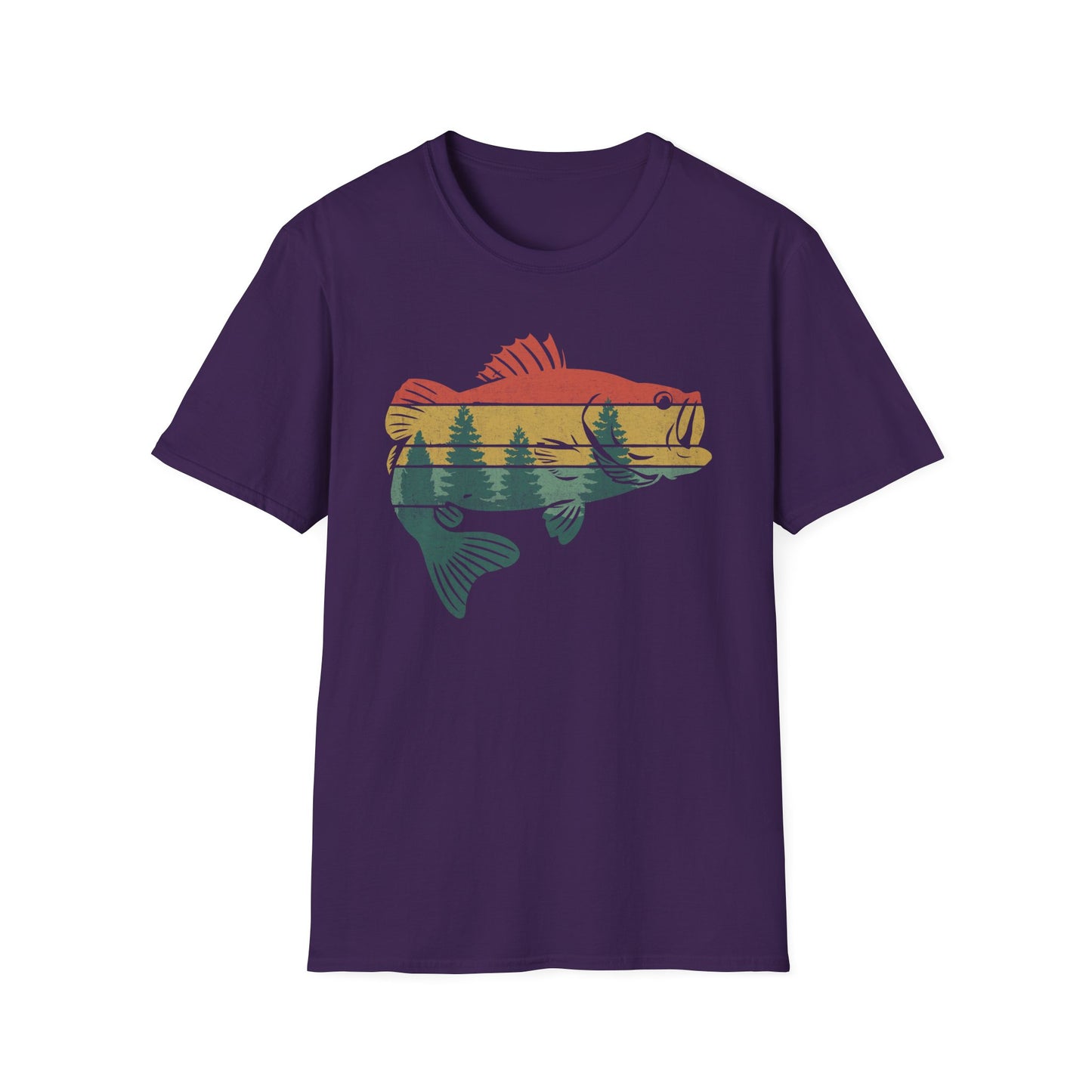 Fly Fishing Outdoor Forest Nature Fisherman Wildlife V4 T-Shirt