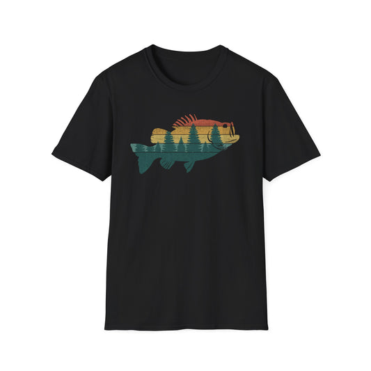 Fly Fishing Outdoor Forest Nature Fisherman Wildlife V2 T-Shirt