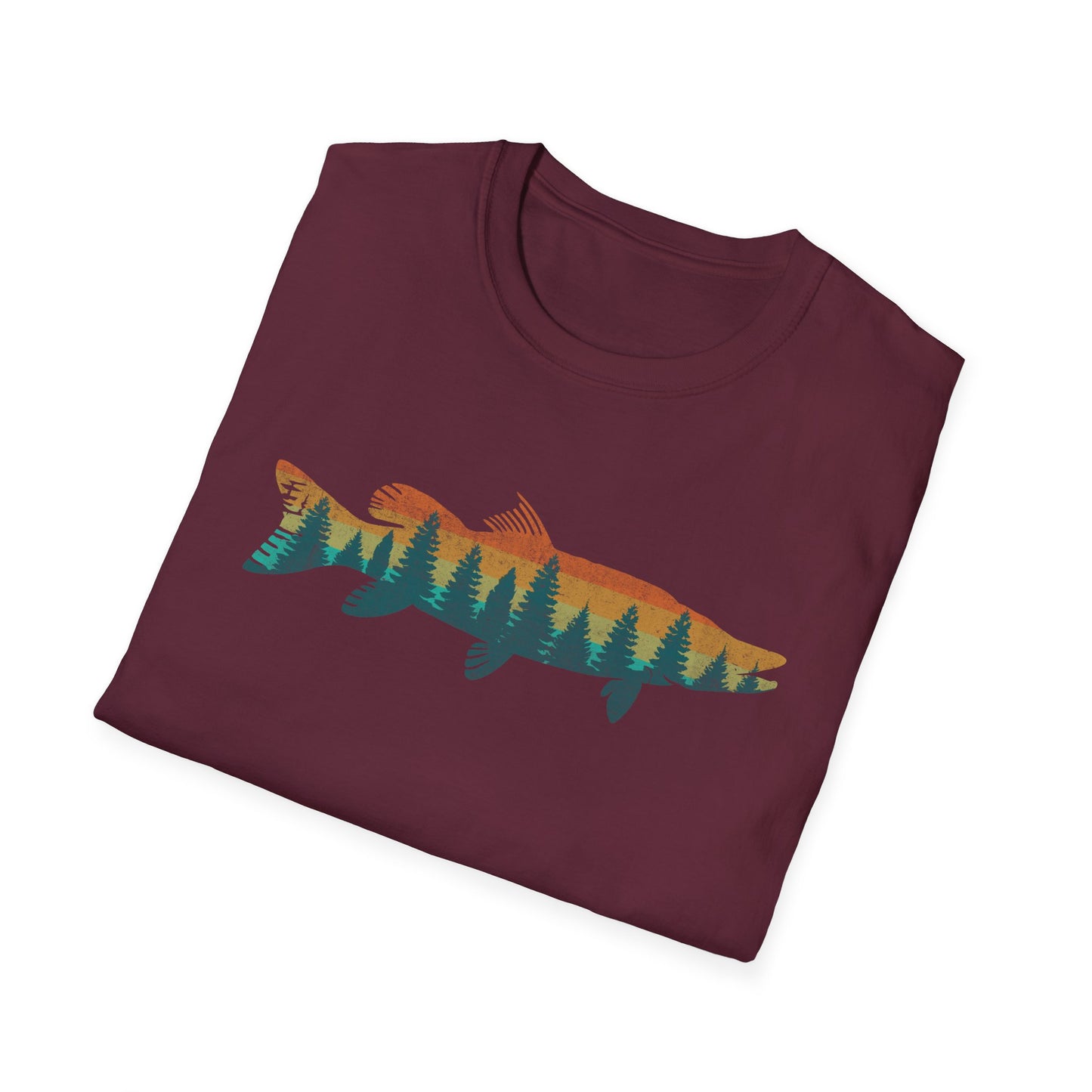 Fly Fishing Outdoor Forest Nature Fisherman Wildlife V3 T-Shirt