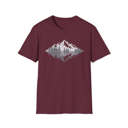 Mountains Art For outdoors hikers and nature lovers V2 T-Shirt