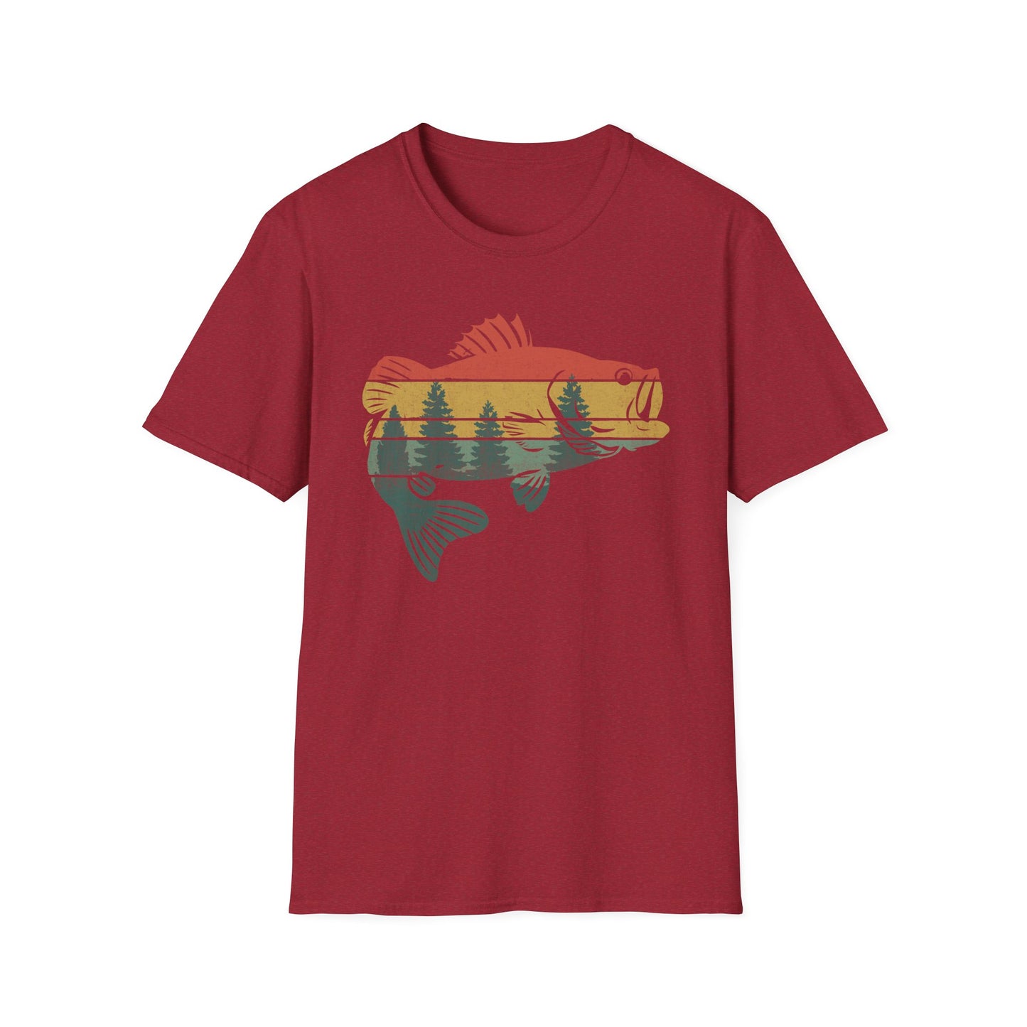 Fly Fishing Outdoor Forest Nature Fisherman Wildlife V4 T-Shirt