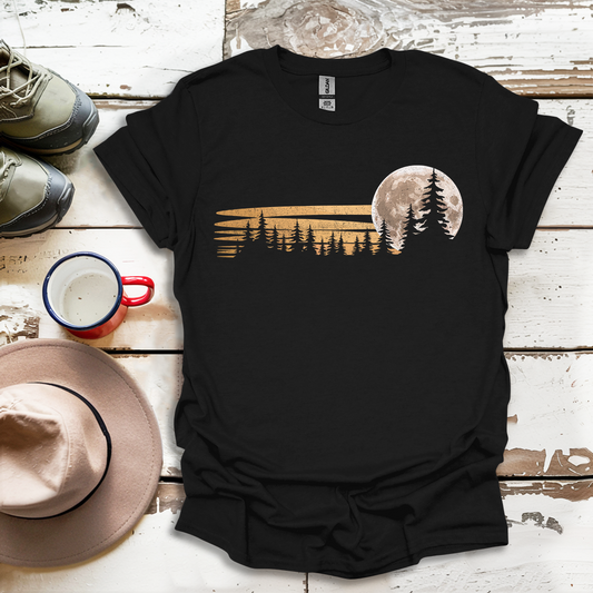 Retro Vintage Trees Outdoor Forest V2 T-Shirt