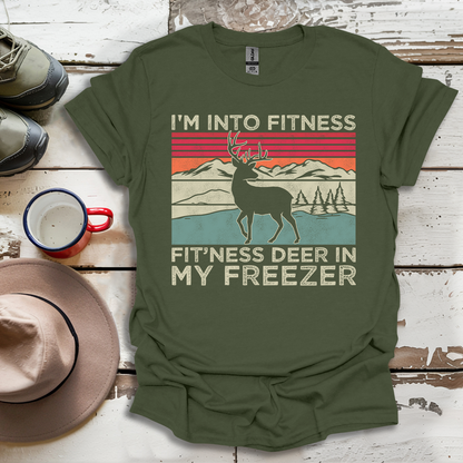 Deer Dad Retro Vintage T-Shirt