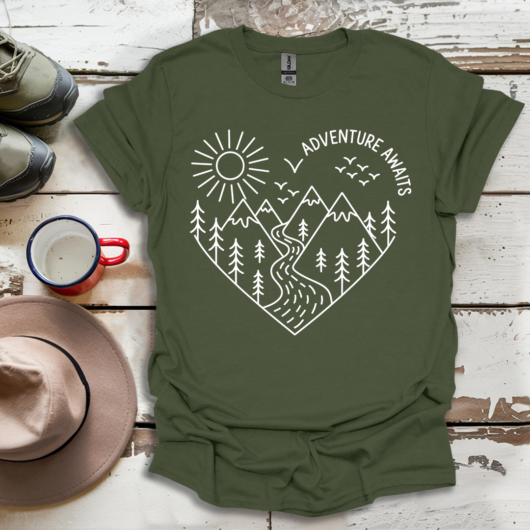Adeventure Awaits outdoor V10 T-Shirt