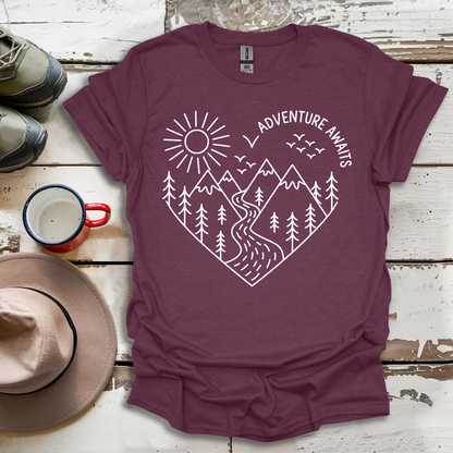 Adeventure Awaits outdoor V10 T-Shirt
