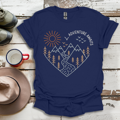 Adeventure Awaits outdoor V9 T-Shirt
