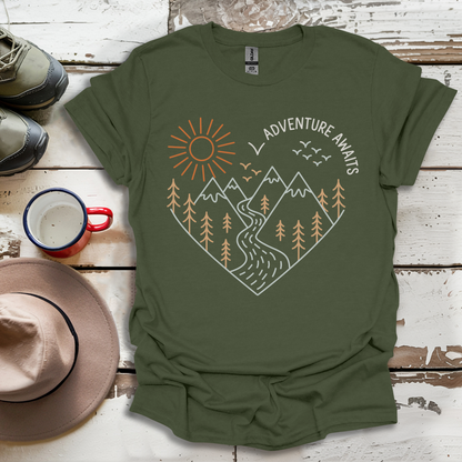 Adeventure Awaits outdoor V9 T-Shirt