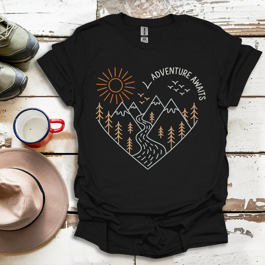 Adeventure Awaits outdoor V9 T-Shirt