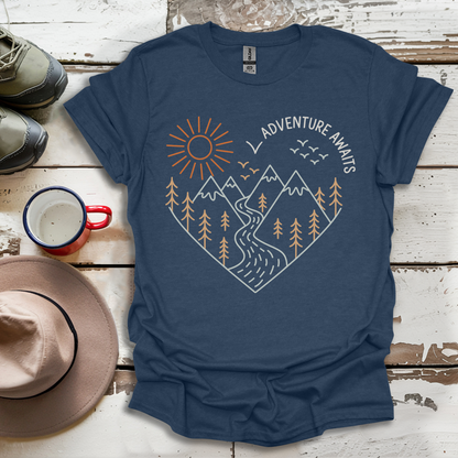 Adeventure Awaits outdoor V9 T-Shirt