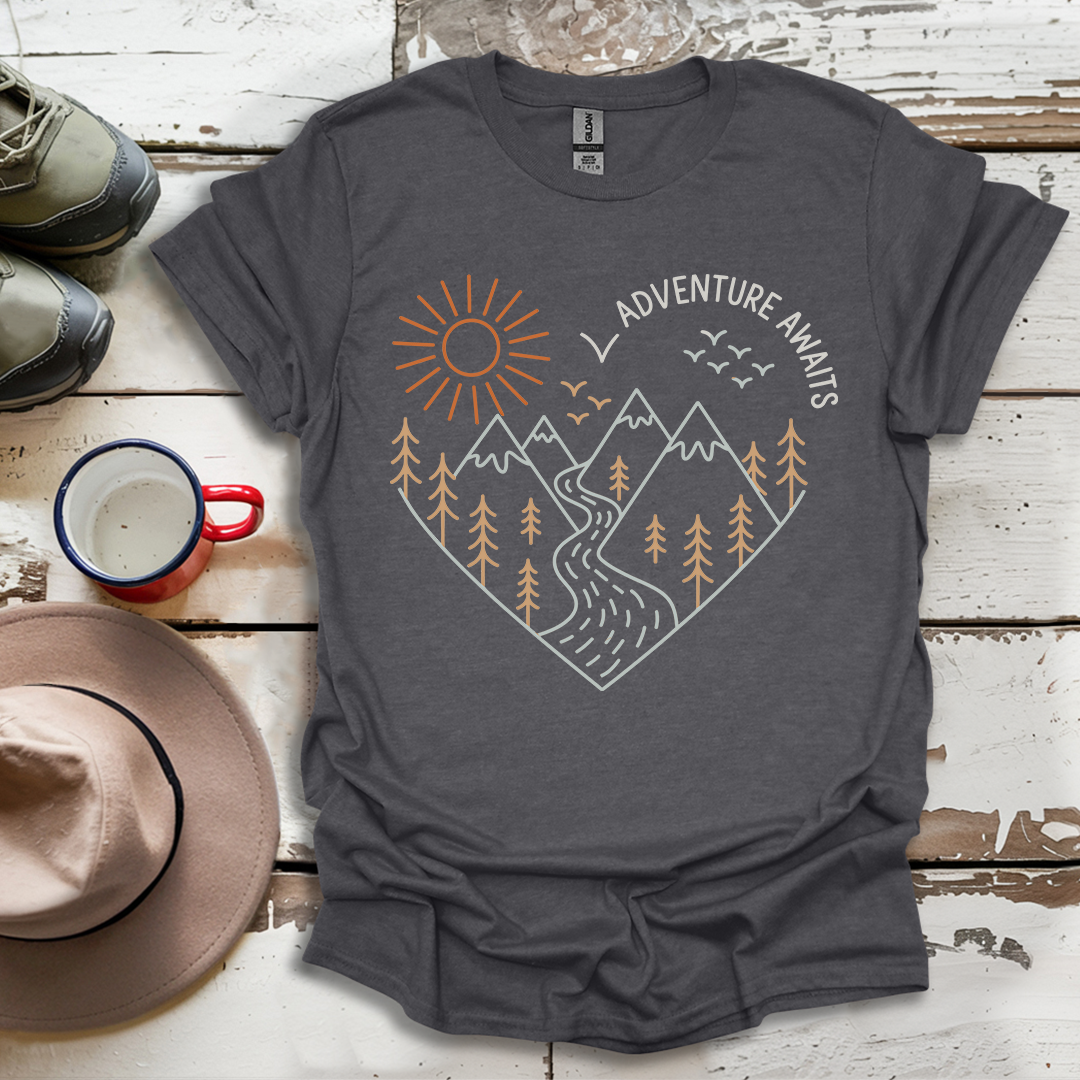 Adeventure Awaits outdoor V9 T-Shirt