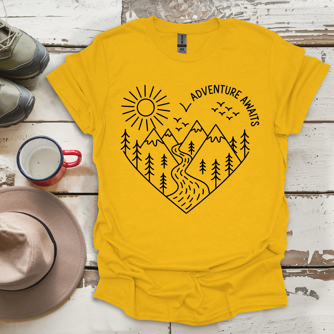 Adeventure Awaits outdoor V9 T-Shirt