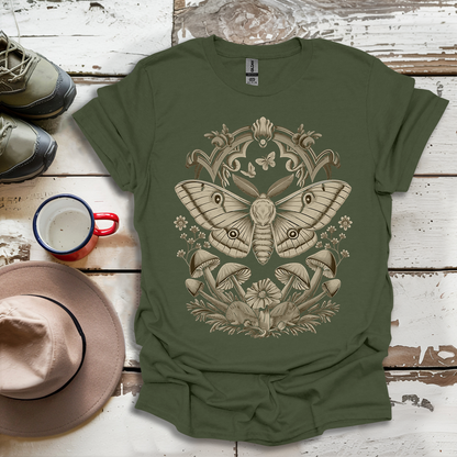 Butterfly Cute Moth Aesthetic Floral Outdoor Forest T-Shirt