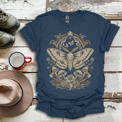 Butterfly Cute Moth Aesthetic Floral Outdoor Forest T-Shirt