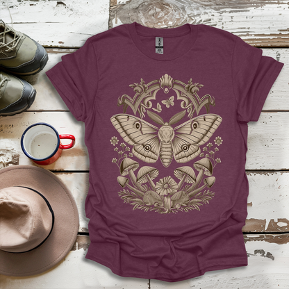 Butterfly Cute Moth Aesthetic Floral Outdoor Forest T-Shirt