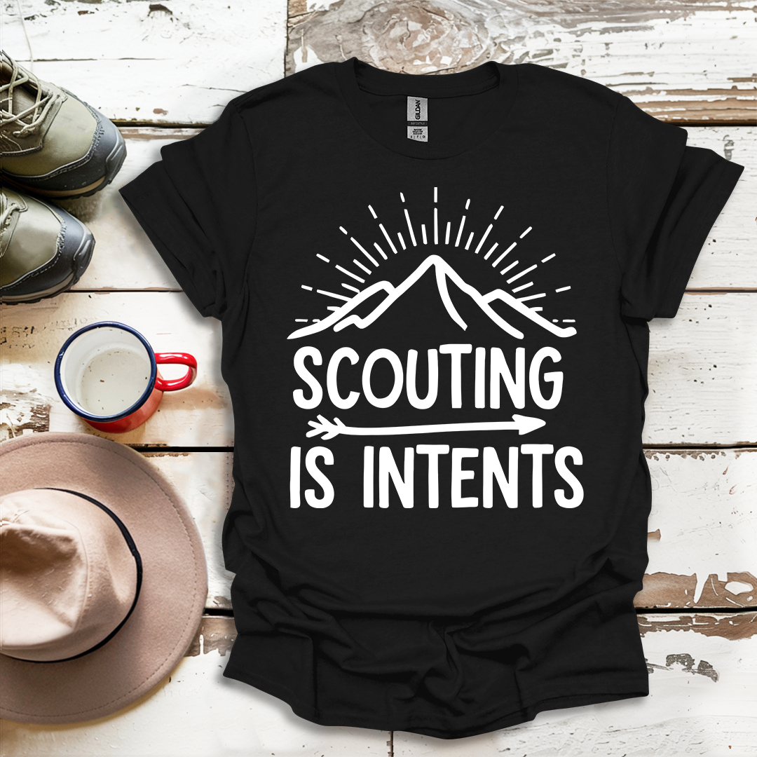 Hiking Outdoor Nature  Scouting Is Intents V3 T-Shirt