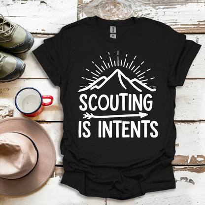 Hiking Outdoor Nature  Scouting Is Intents V3 T-Shirt