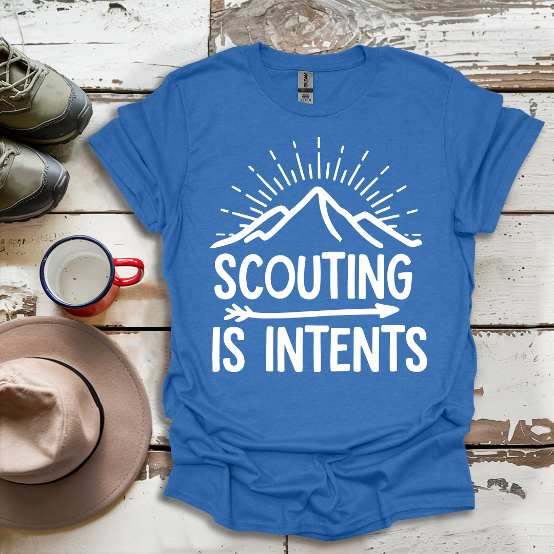 Hiking Outdoor Nature  Scouting Is Intents V3 T-Shirt