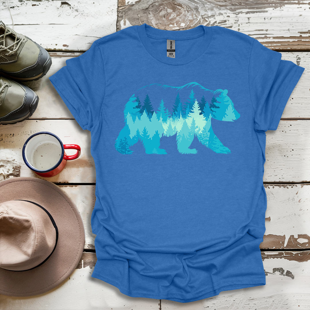 Bear Mountain Trees Outdoor V2 T-Shirt