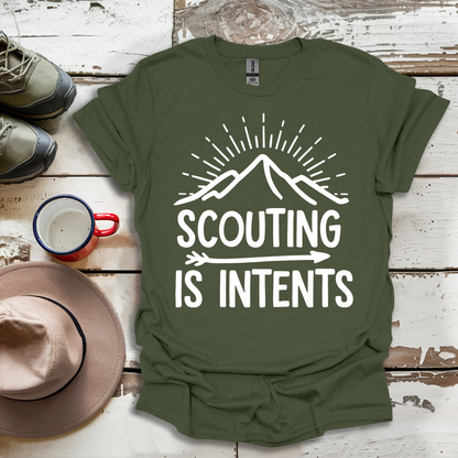 Hiking Outdoor Nature  Scouting Is Intents V3 T-Shirt