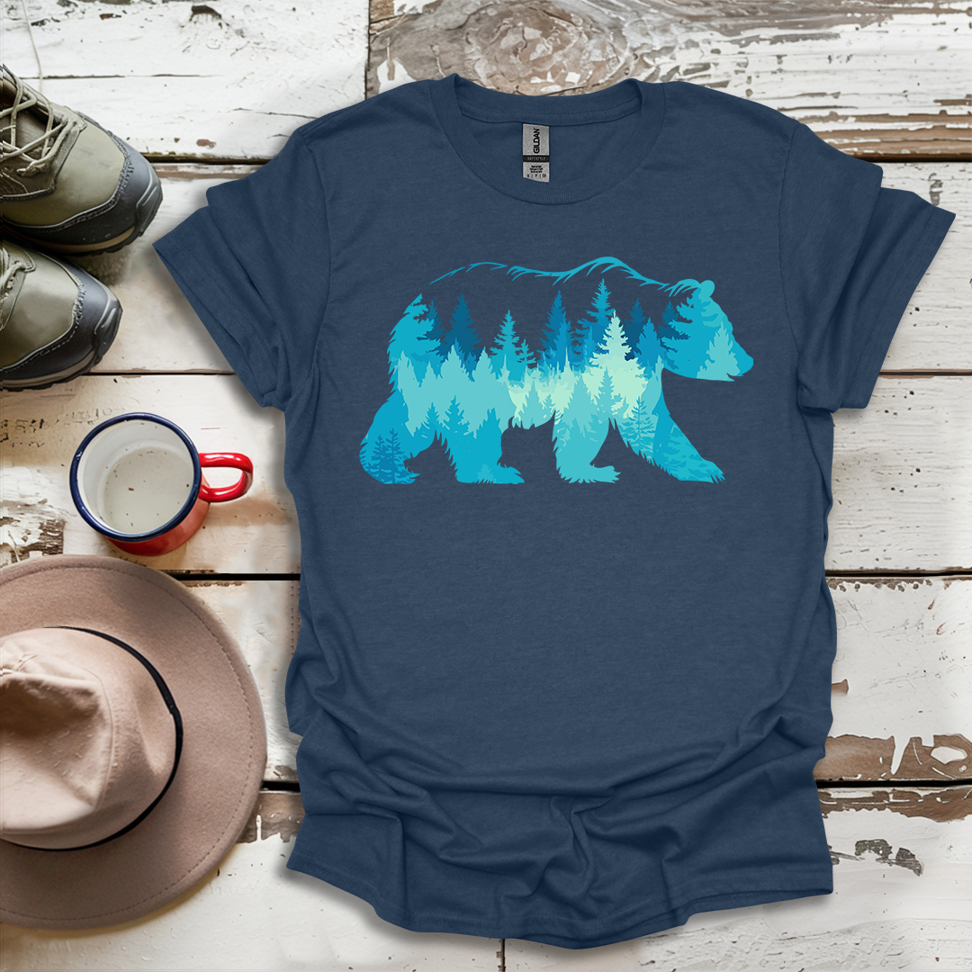 Bear Mountain Trees Outdoor V2 T-Shirt