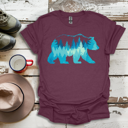 Bear Mountain Trees Outdoor V2 T-Shirt