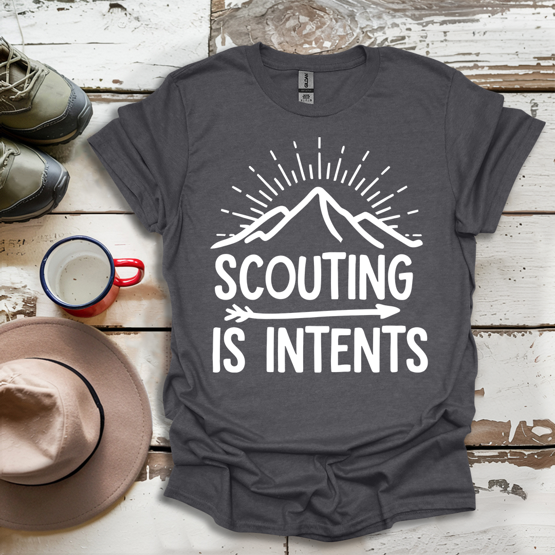 Hiking Outdoor Nature  Scouting Is Intents V3 T-Shirt