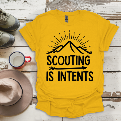 Hiking Outdoor Nature  Scouting Is Intents V3 T-Shirt