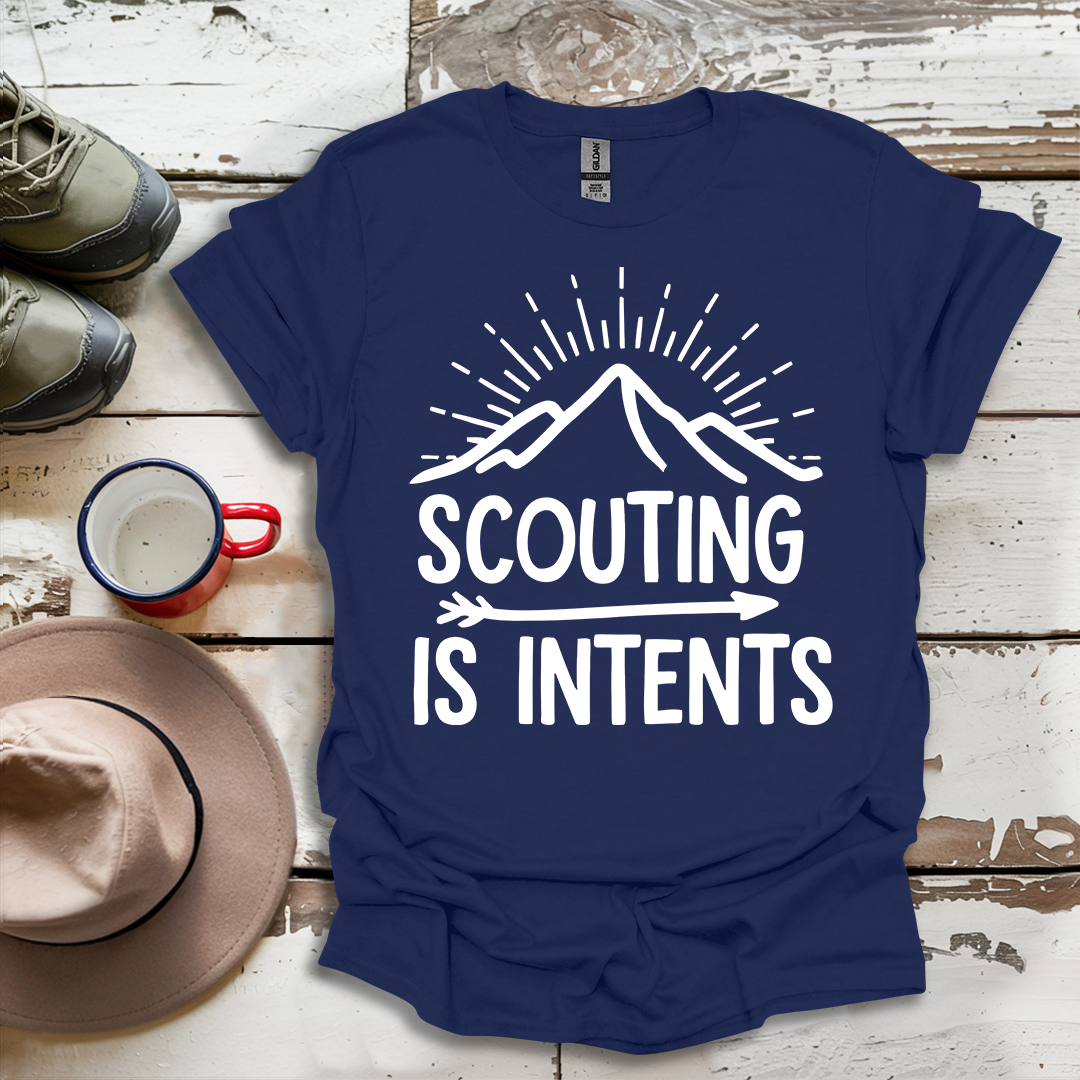 Hiking Outdoor Nature  Scouting Is Intents V3 T-Shirt