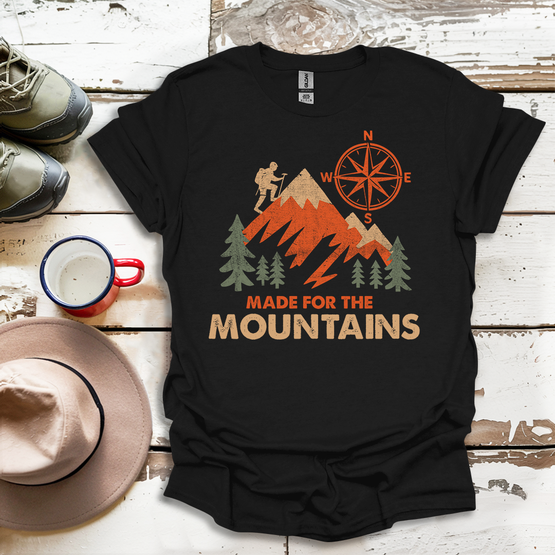 Hiking Outdoor Nature Made For The Mountains V1 T-Shirt