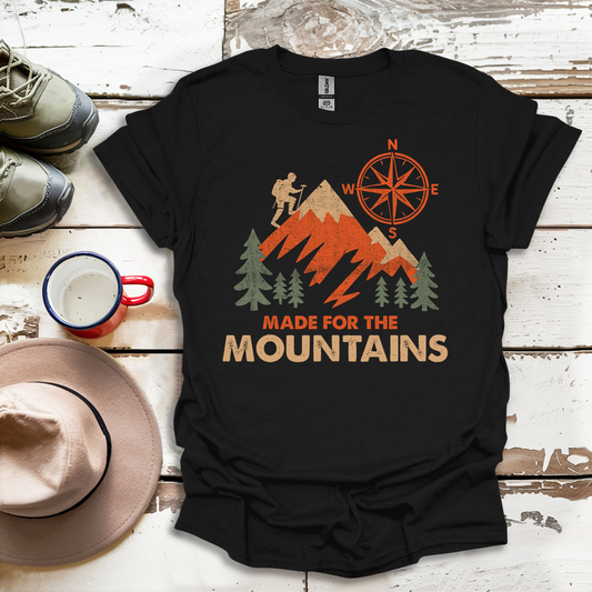 Hiking Outdoor Nature Made For The Mountains V1 T-Shirt